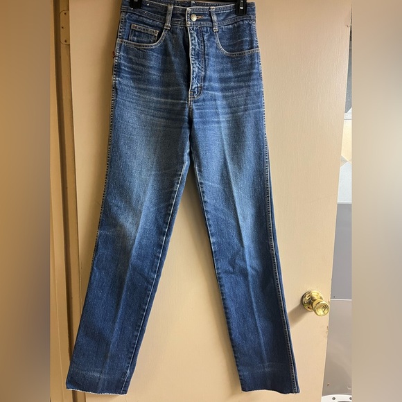 Jordache Women's vintage Straight Leg Jeans - Blue - Picture 2 of 9